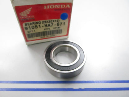 NEW OEM 91051-HA7-671 Honda 28 x 52 x 12 Bearing 0720