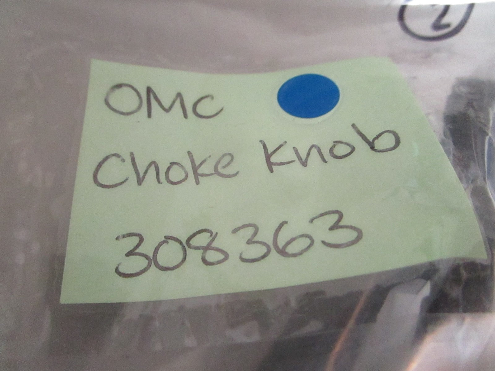 *NEW OEM* 0720 OMC Johnson Evinrude Choke Knob 308363 0308363