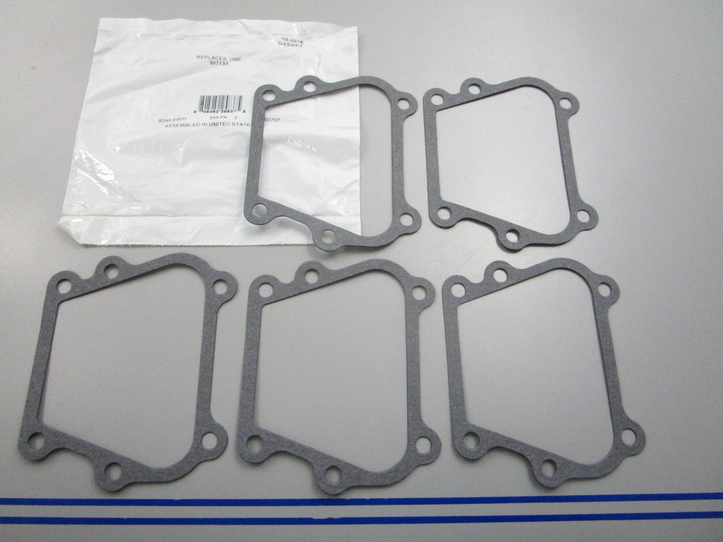 NEW (LOT OF 5) 18-2876 Replaces: OMC 307133 0307133 Sierra Gasket 0810