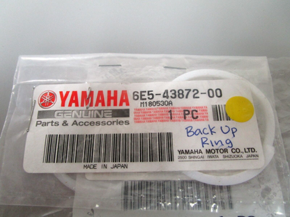 *NEW OEM* 0750 Yamaha BACK-UP RING 6E5-43872-00