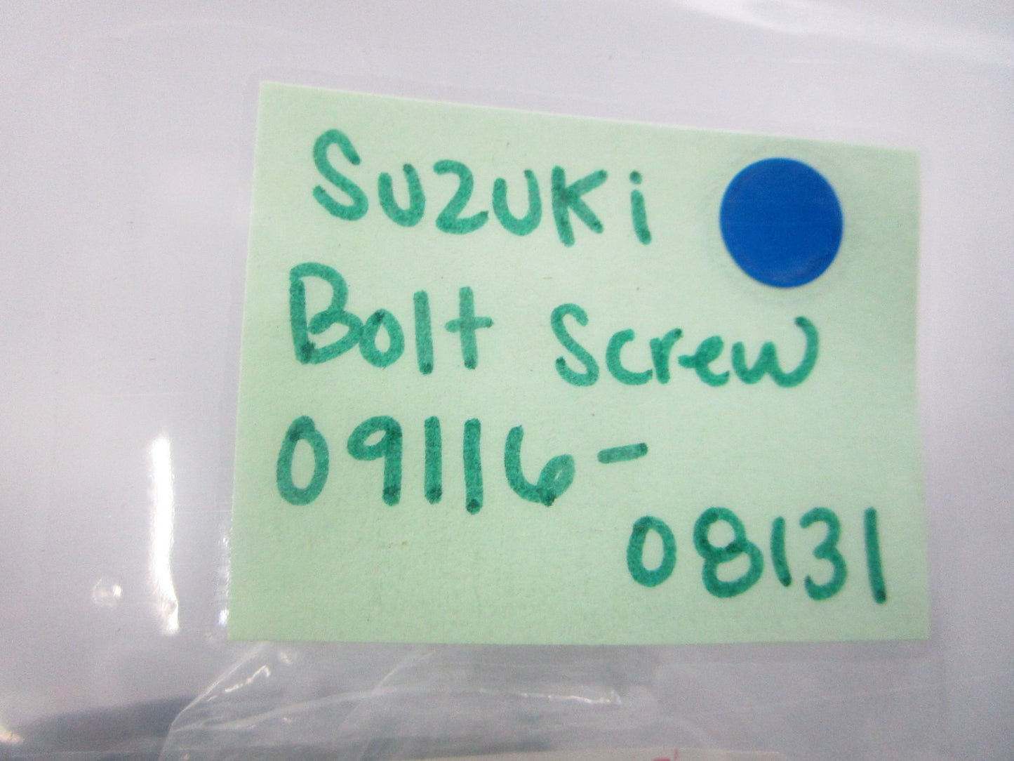 *NEW OEM* (LOT OF 4) 0810 Suzuki Bolt Screw 09116-08131