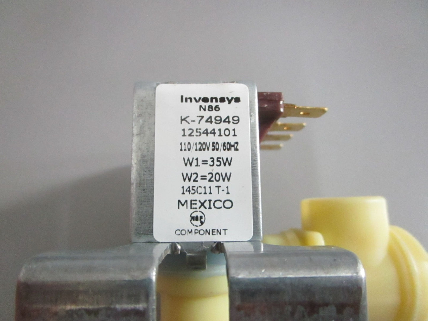 NEW OEM 12544101 Whirlpool FSP Refrigerator Water Valve 0820