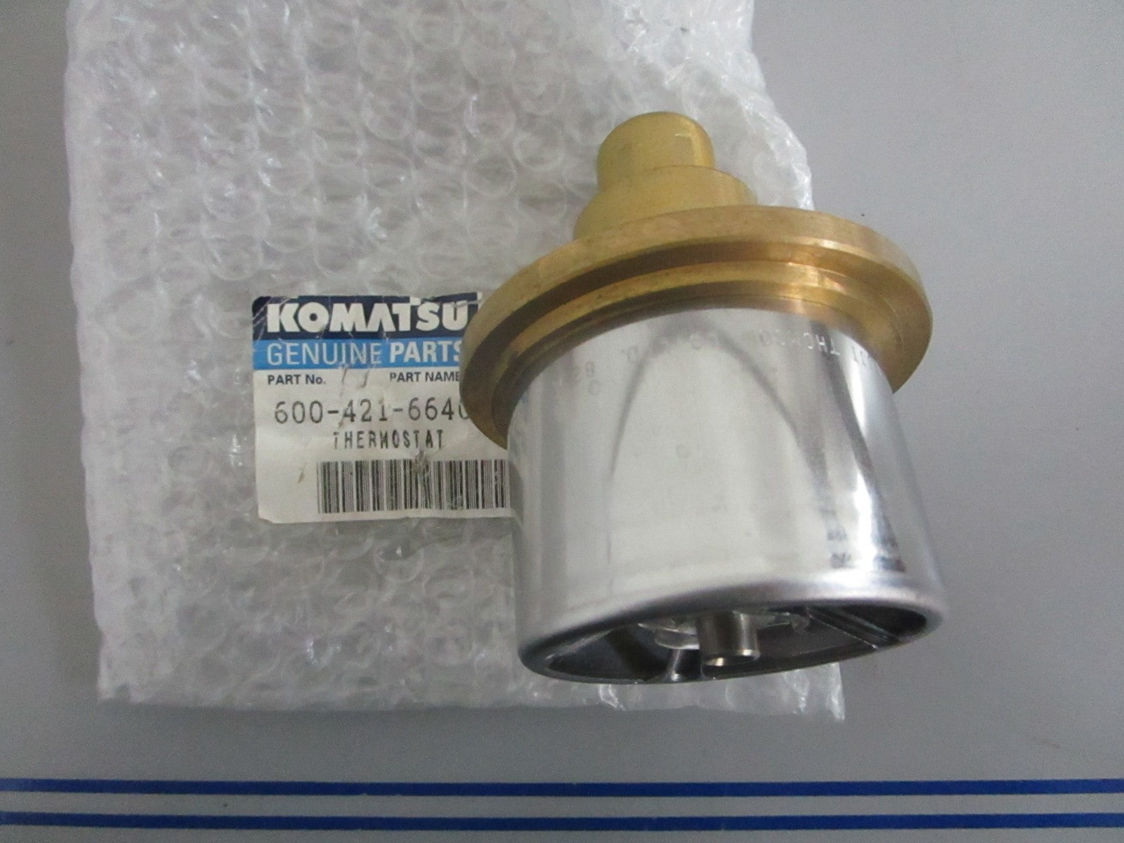 *NEW OEM* 0820 Komatsu Thermostat 600-421-6640