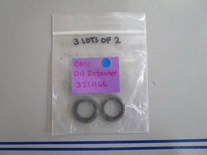 *NEW OEM* (LOT OF 2) 0770 OMC Johnson Evinrude Oil Retainer 321466 0321466