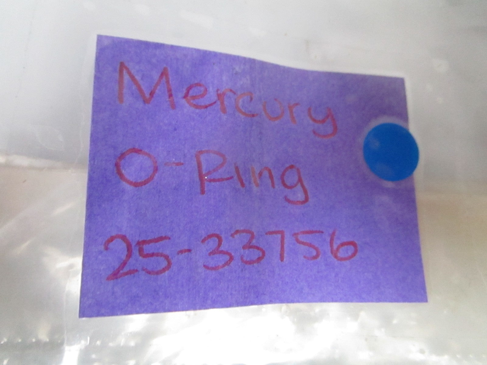 NEW OEM (LOT OF 2) 25-33756 Mercury Quicksilver O-Ring 0810