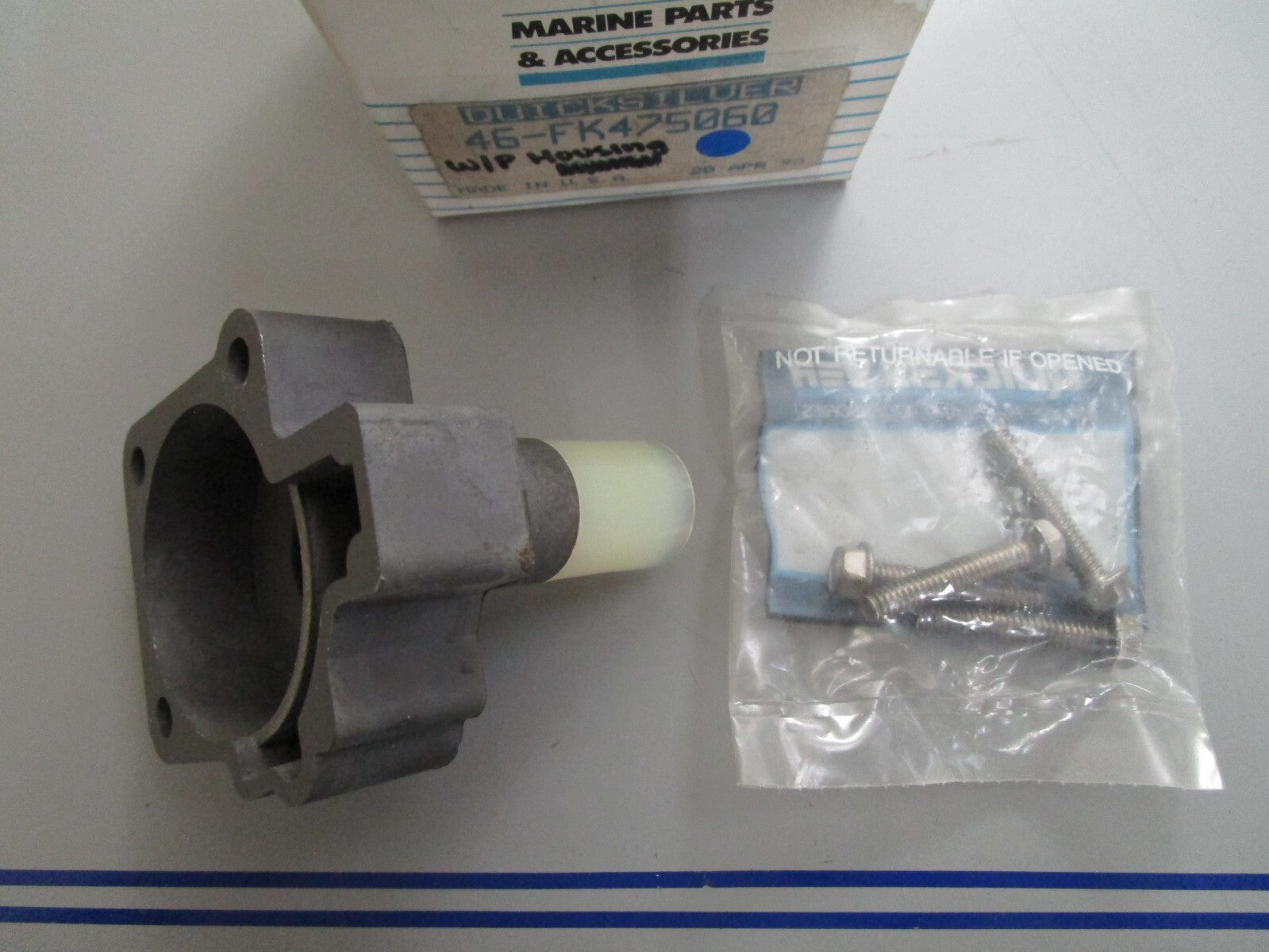 *NEW OEM* 0820 Mercury Quicksilver Water Pump Housing 46-FK475060