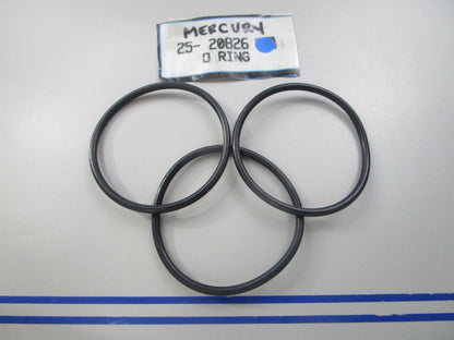NEW OEM (LOT OF 3) 25-20826 Mercury Quicksilver O-Ring 0810