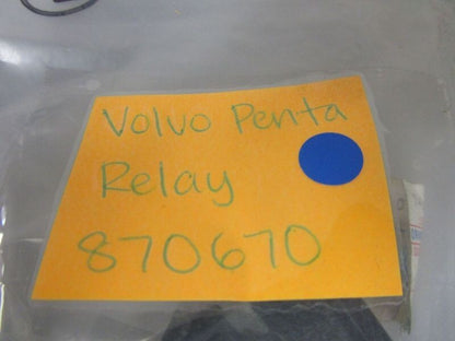 *NEW OEM* 0770 Volvo Penta Relay 870670