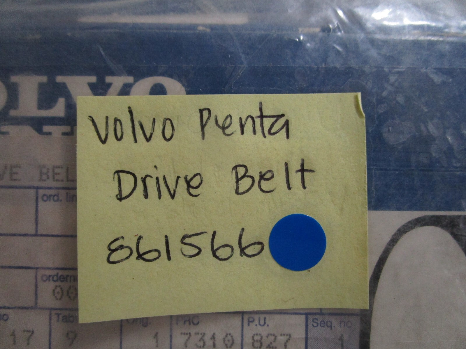 *NEW OEM* 0810 Volvo Penta Drive Belt 861566