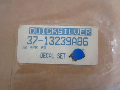 *NEW OEM* 0820 Mercury Quicksilver Decal Set 37-13239A86