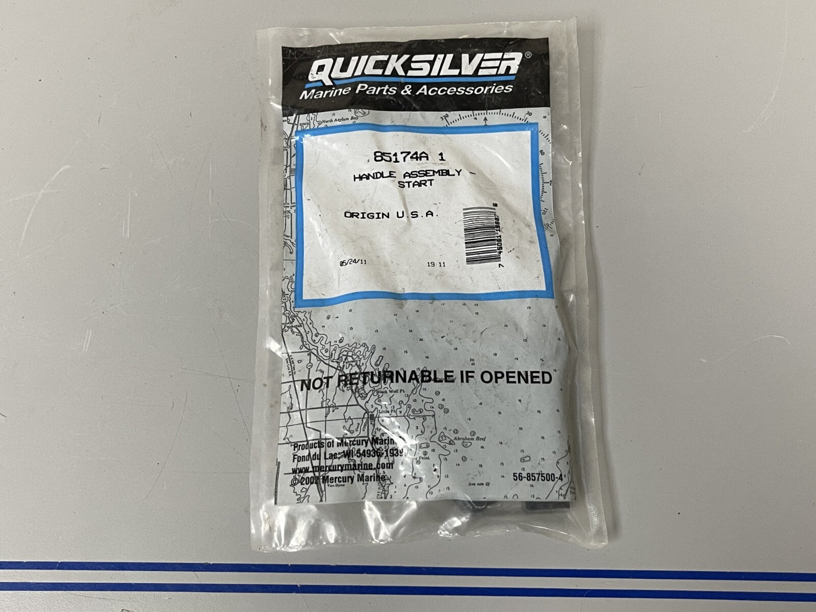 *NEW OEM* 0670 Mercury Quicksilver Pull Handle Assembly 85174A1