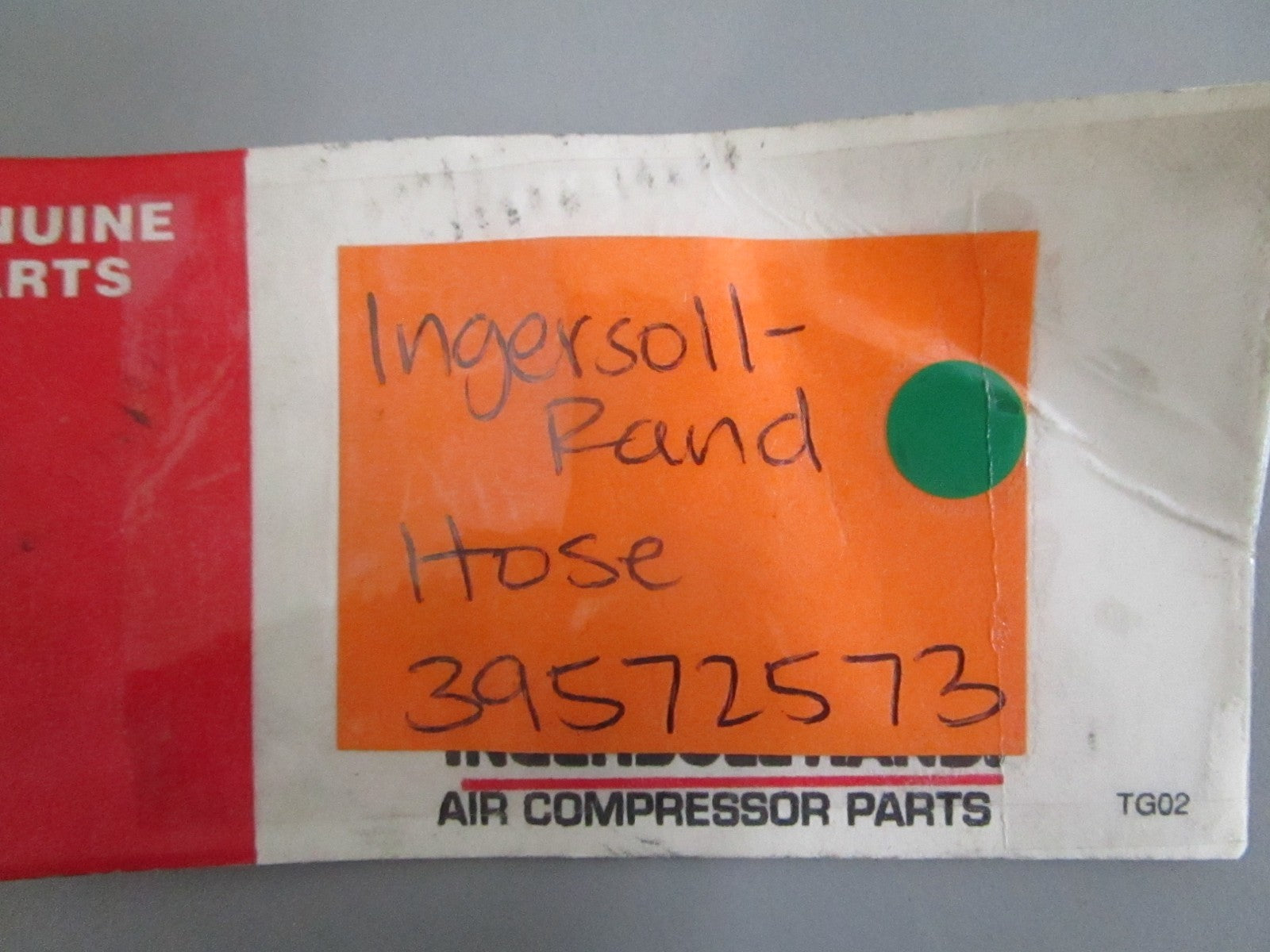 Ingersoll Rand 39572573 Air Compressor Hose Genuine NOS NEW OEM 0820