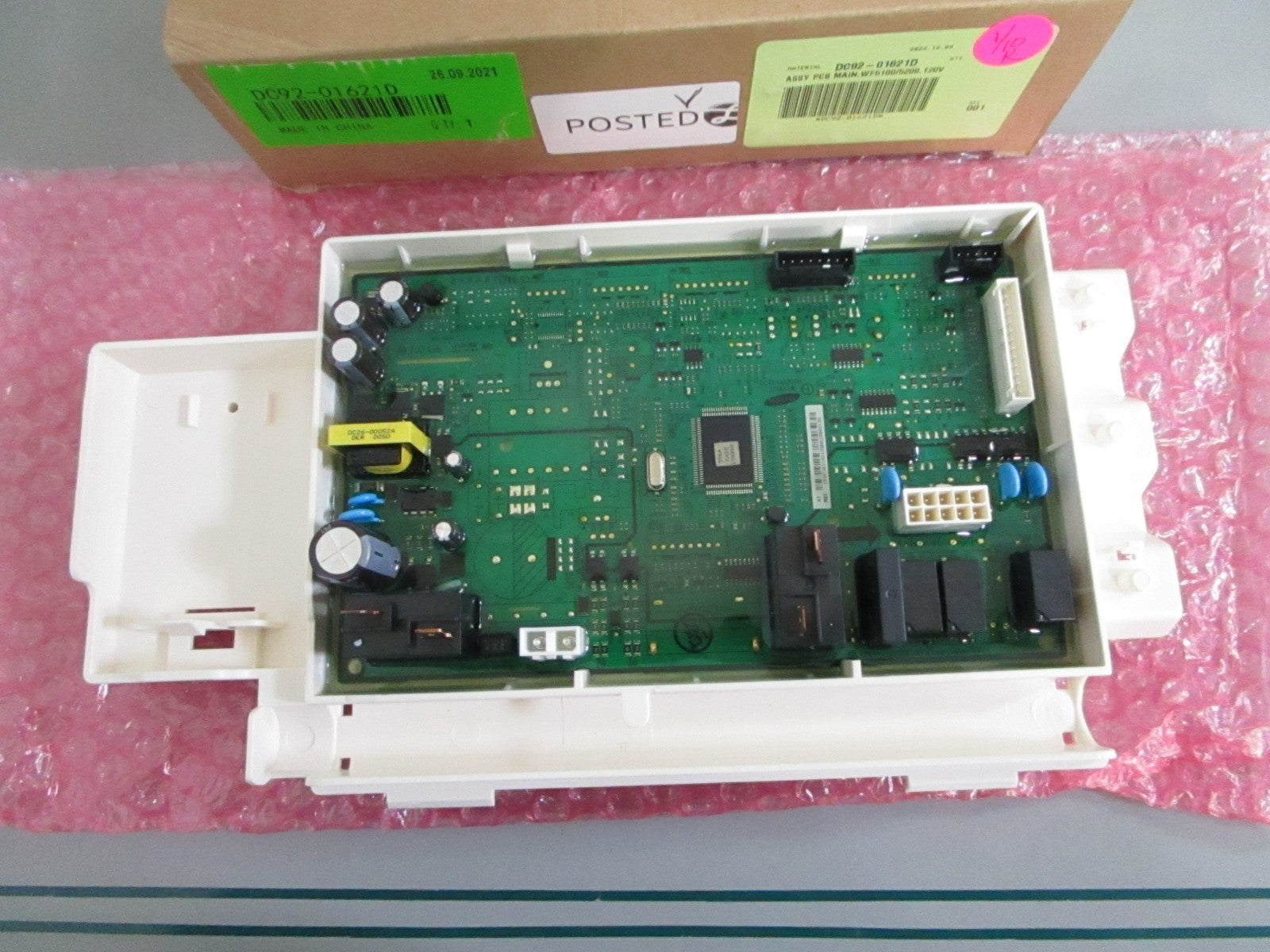 NEW OEM DC92-01621D Samsung Washer Control Board 0820