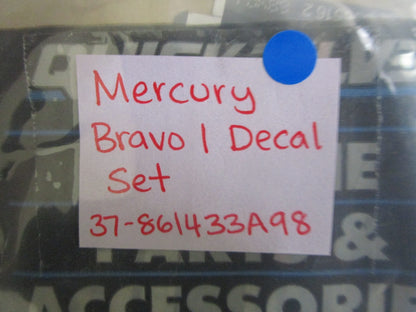 *NEW OEM* 0820 Mercury Bravo I Decal Set 37-861433A98
