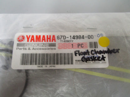 *NEW OEM* 0810 Yamaha Float Chamber Gasket 67D-14987-00-00