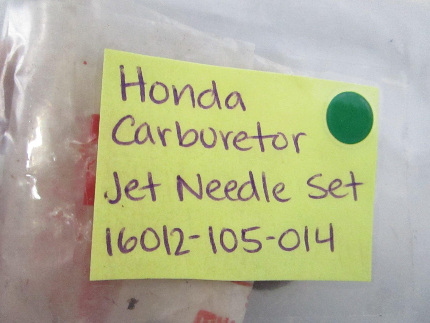 NEW OEM 16012-105-014 Honda Carburetor Jet Needle Set 0810