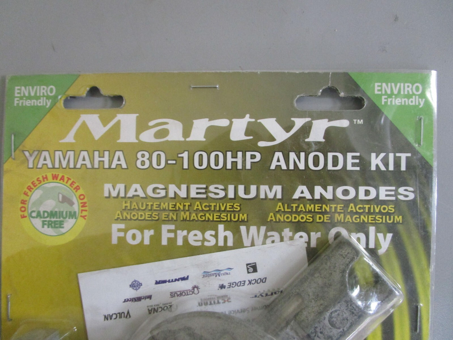 *NEW* 0820 Martyr Yamaha 80-100HP Magnesium Anode Kit CMY80100KITM