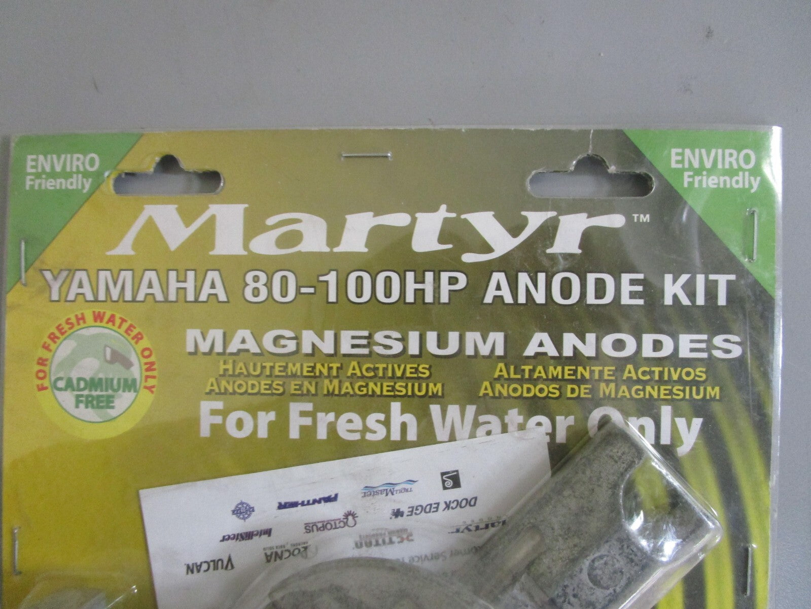 *NEW* 0820 Martyr Yamaha 80-100HP Magnesium Anode Kit CMY80100KITM