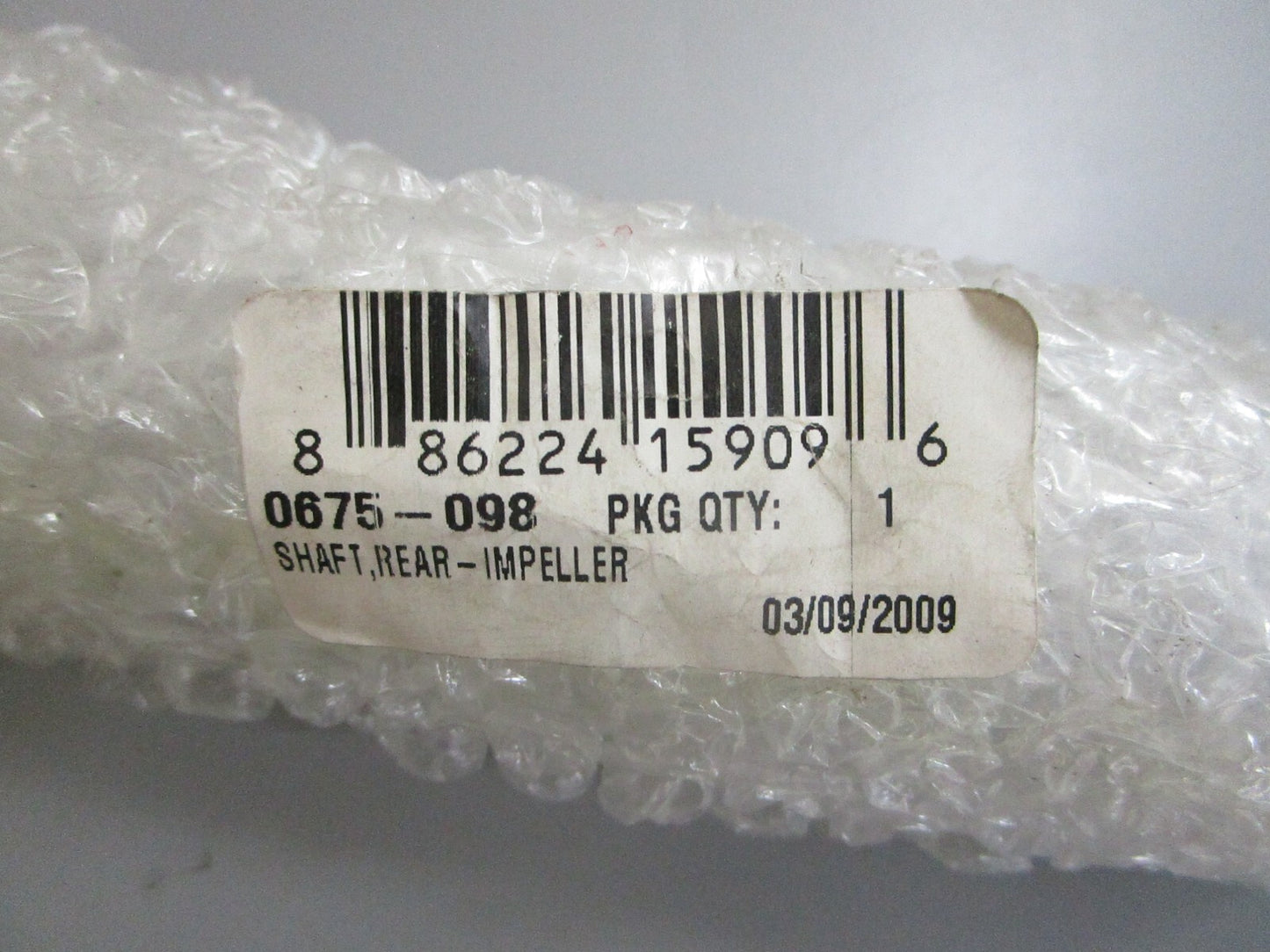 *NEW OEM* 0820 Arctic Cat Tigershark Rear Impeller Shaft 0675-098