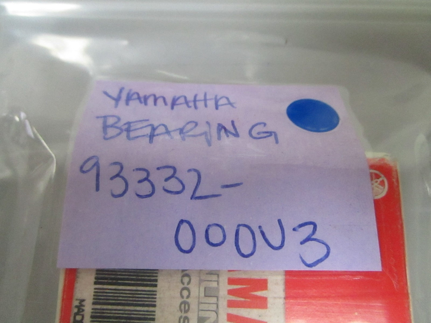 NEW OEM 93332-000U3 Yamaha Bearing 0720