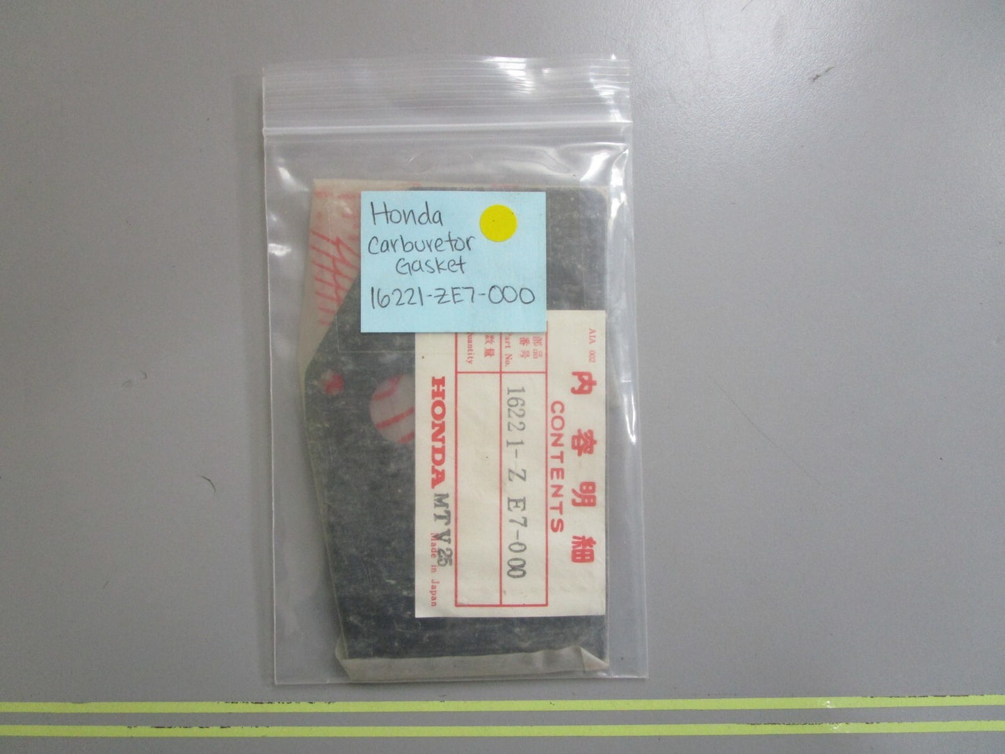 *NEW OEM* 0810 Honda Carburetor Gasket 16221-ZE7-000