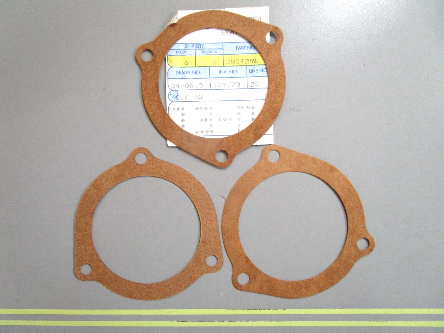 *NEW OEM* (LOT OF 3) 0750 OMC Johnson Evinrude GASKET 3854296