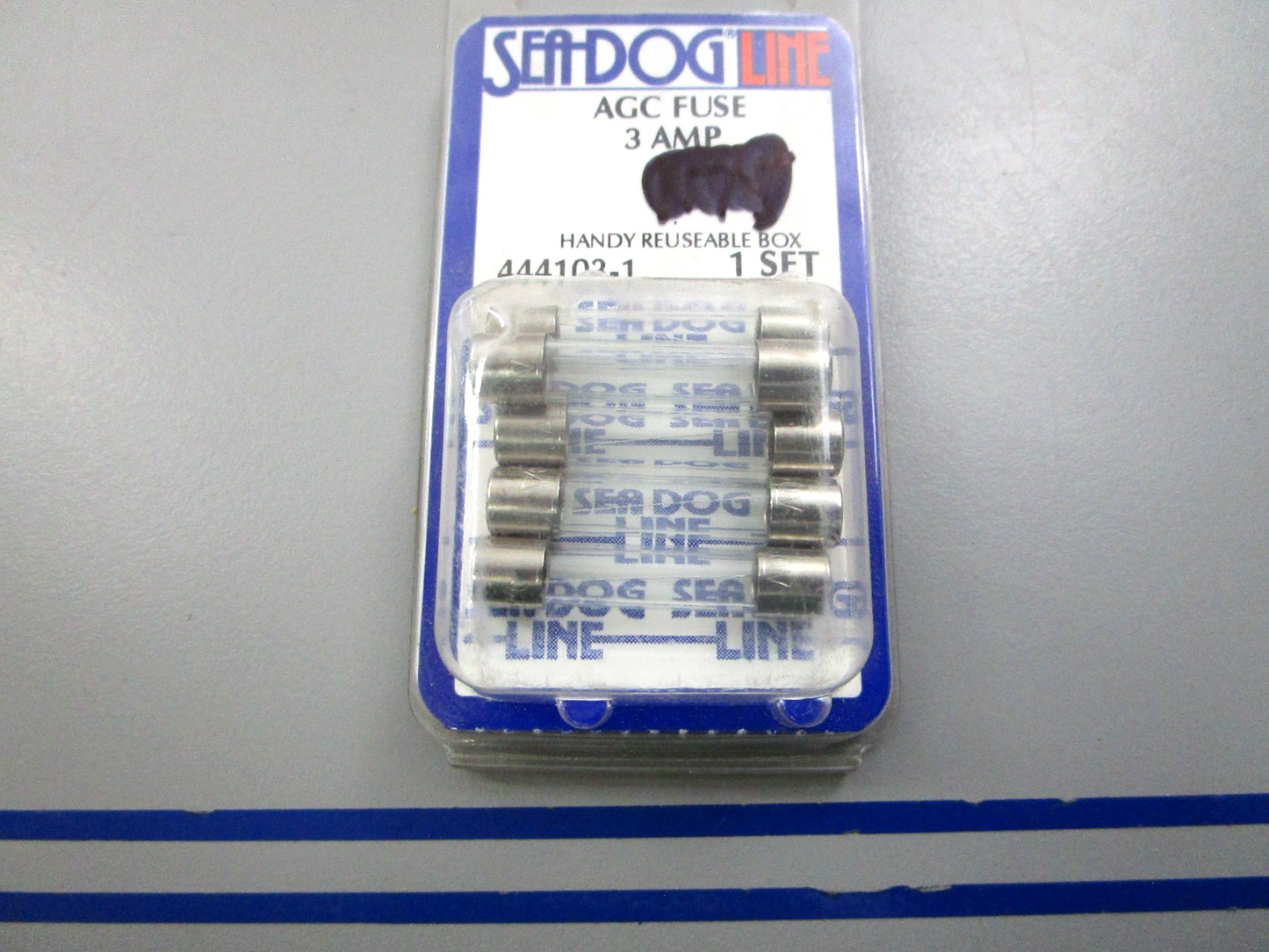 NEW (LOT OF 5) 444103-1 Sea-Dog 3 AMP AGC Fuse 0810