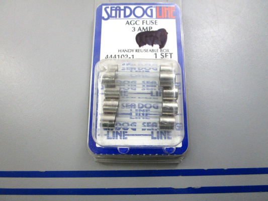 NEW (LOT OF 5) 444103-1 Sea-Dog 3 AMP AGC Fuse 0810
