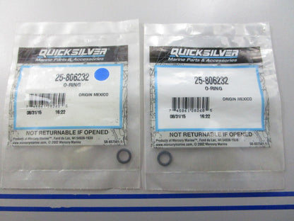 *NEW OEM* (LOT OF 2) 0810 Mercury Quicksilver O-Ring 25-806232