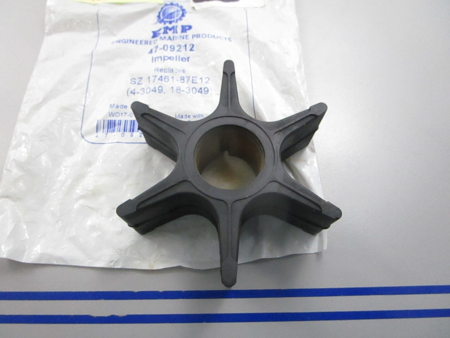 NEW 47-09212 Replaces: Suzuki 17461-87E12 EMP Impeller 0810