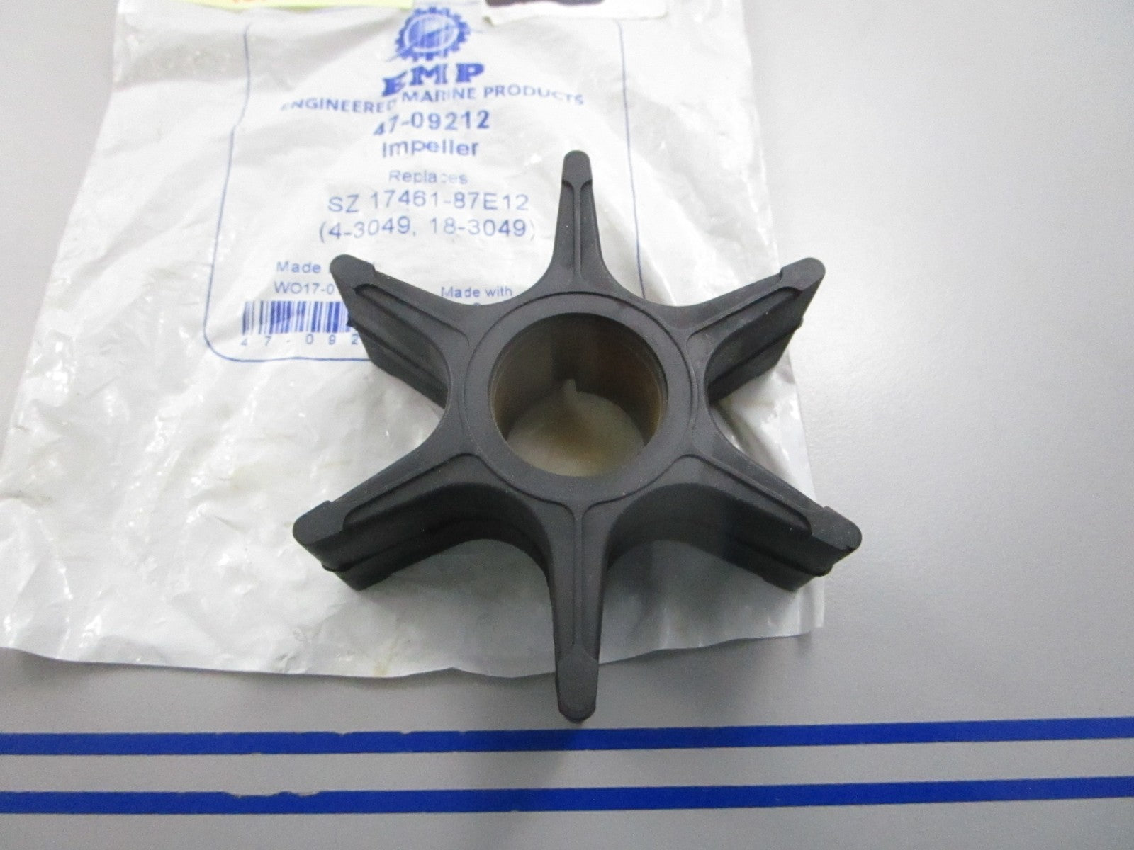 NEW 47-09212 Replaces: Suzuki 17461-87E12 EMP Impeller 0810