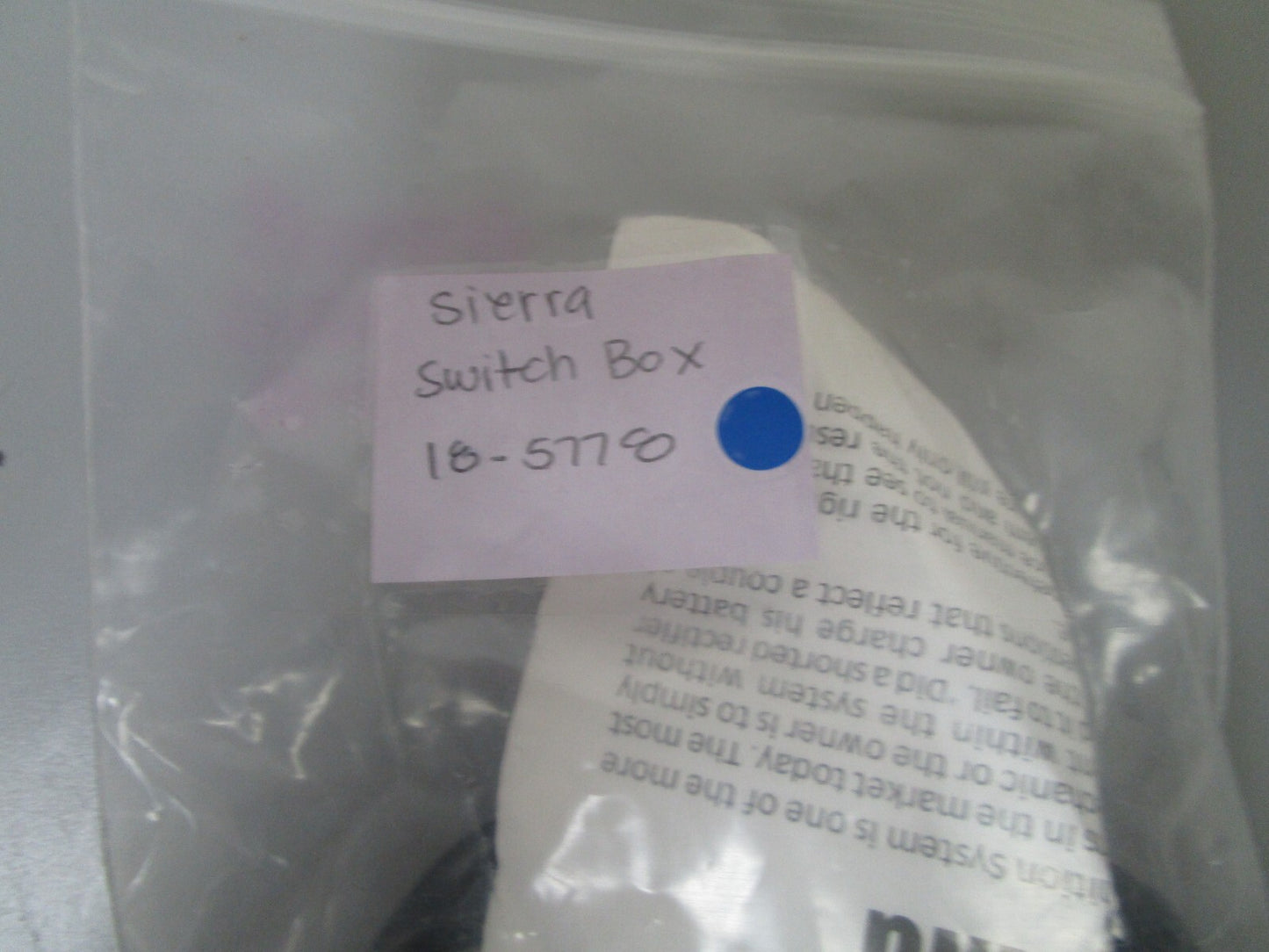 *NEW* 0720 Sierra Switch Box 18-5778 Replaces: Mercury 339-7452A15