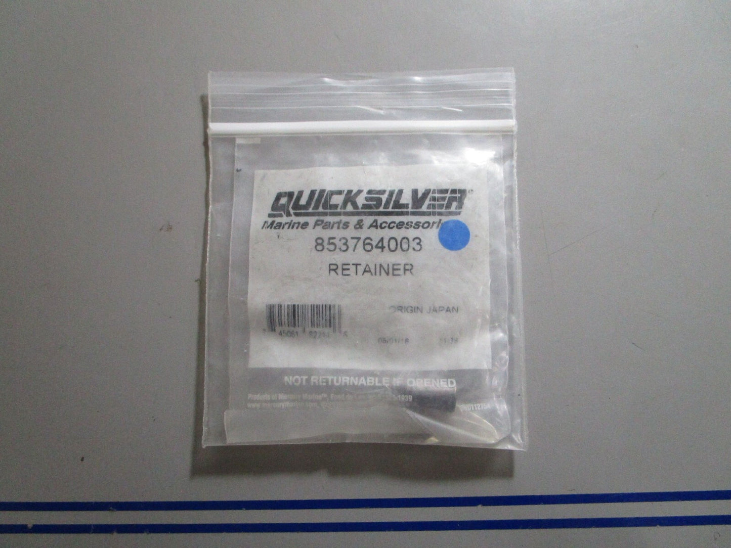 *NEW OEM* 0770 Mercury Quicksilver Retainer 853764003