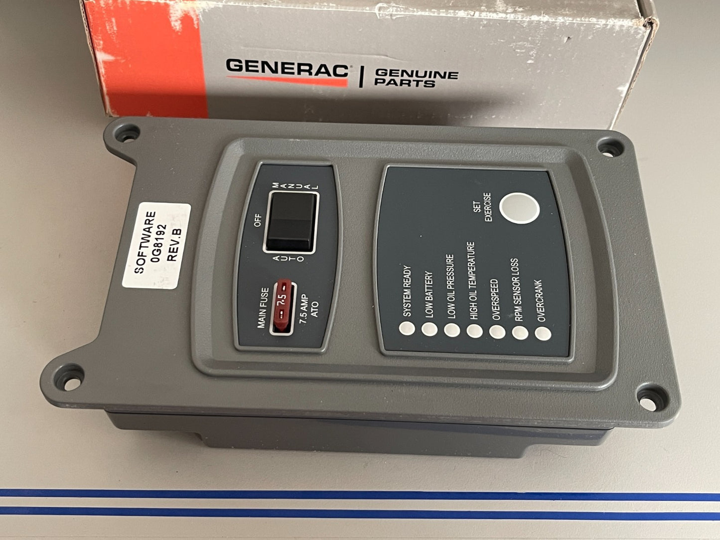 *NEW OEM* 0720 Generac AC HSB 8KW Control Panel 0G79010SRV