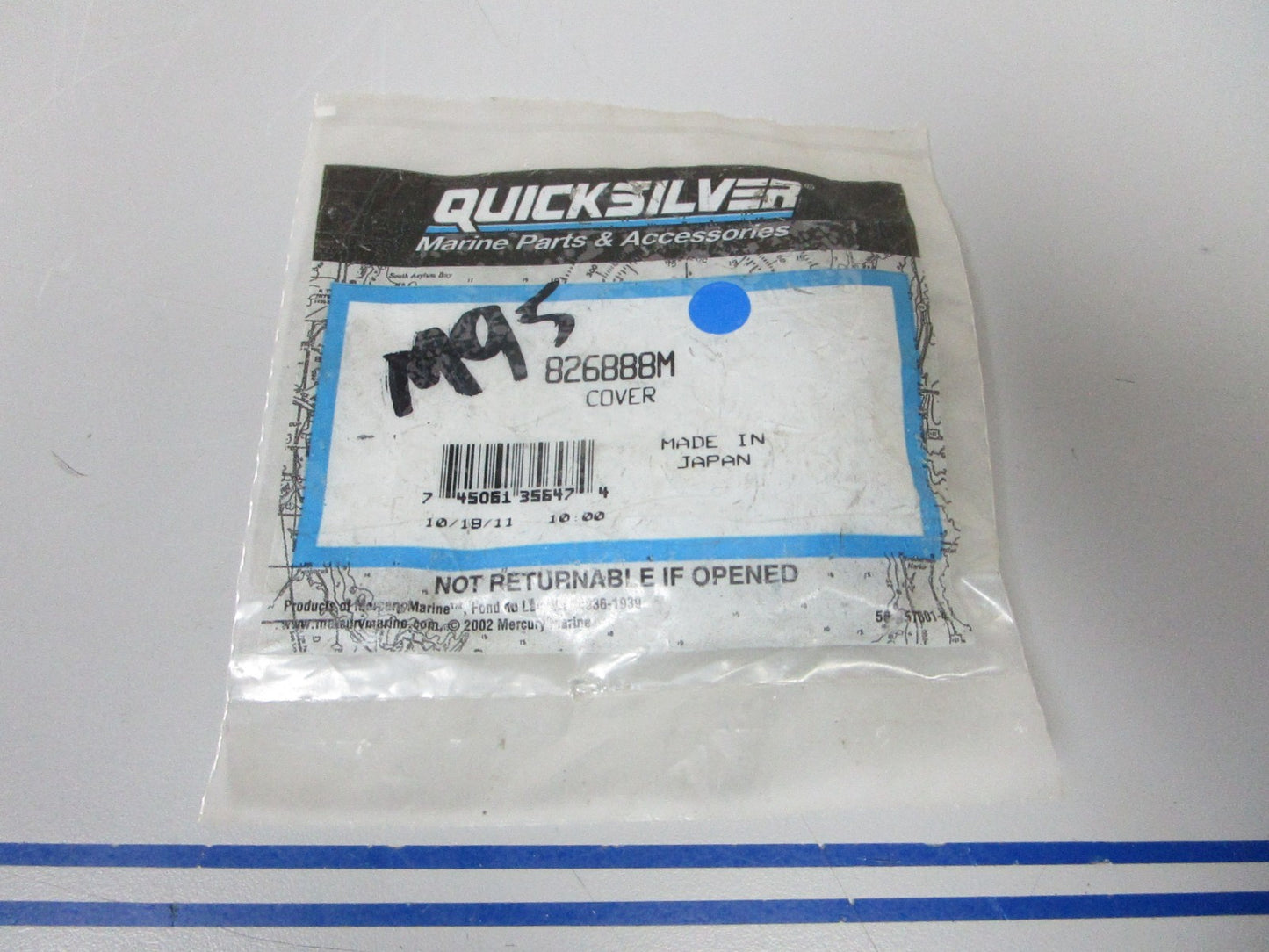 *NEW OEM* 0820 Mercury Quicksilver Cover 826888M