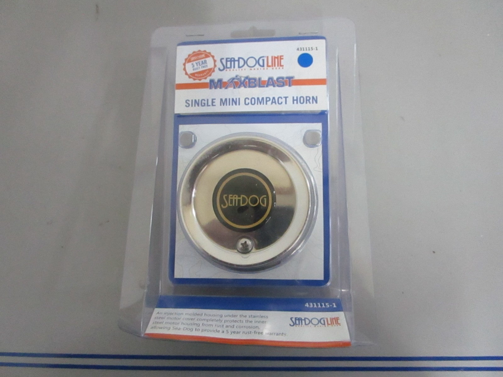*NEW OEM* 0820 SeaDog Single Mini Compact Horn 431115-1