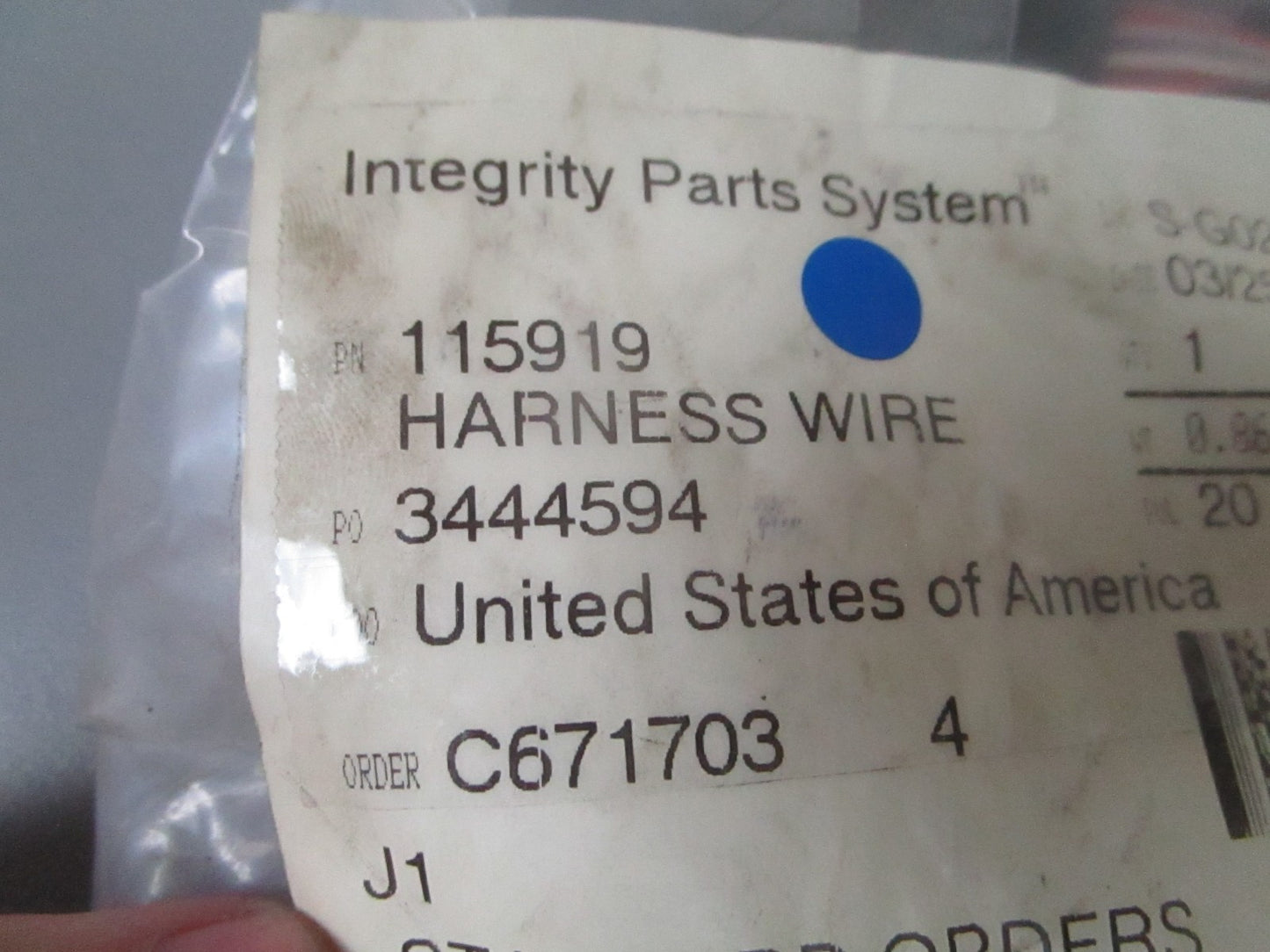 *NEW OEM* 0720 Crown Wire Harness 115919