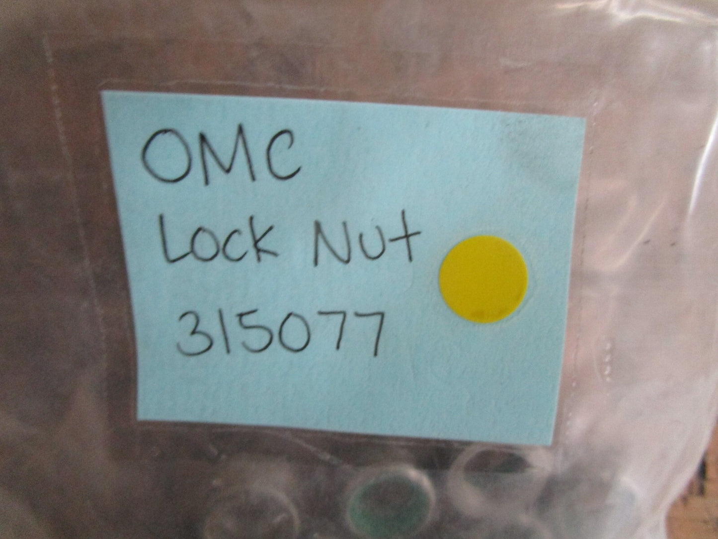 *NEW OEM* (LOT OF 2) 0810 OMC Johnson Evinrude Lock Nut 315077 0315077