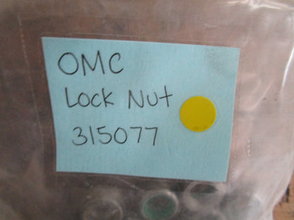 *NEW OEM* (LOT OF 2) 0810 OMC Johnson Evinrude Lock Nut 315077 0315077
