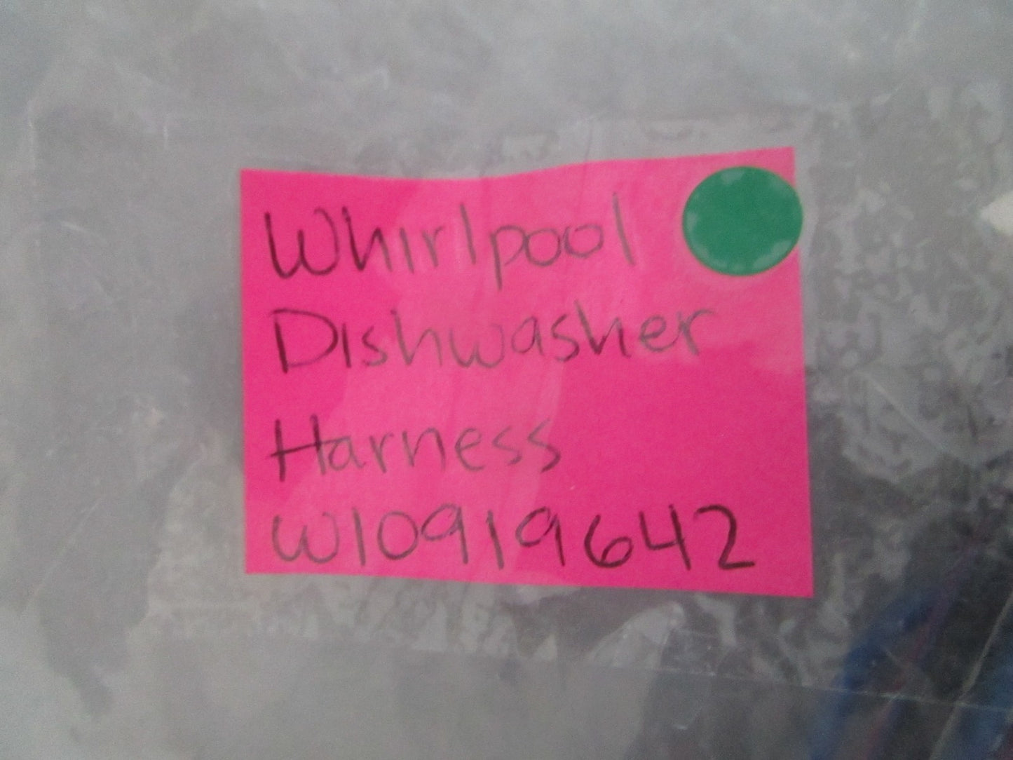 Whirlpool NEW OEM Dishwasher Wire Harness W10919642 NOS Genuine Part 0820