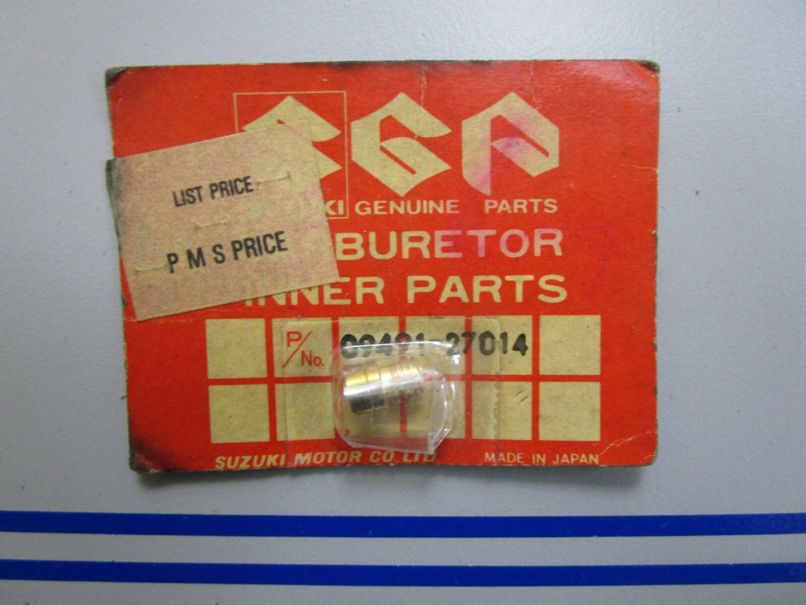 *NEW OEM* 0810 Suzuki Main Jet (137.5) 09491-27014