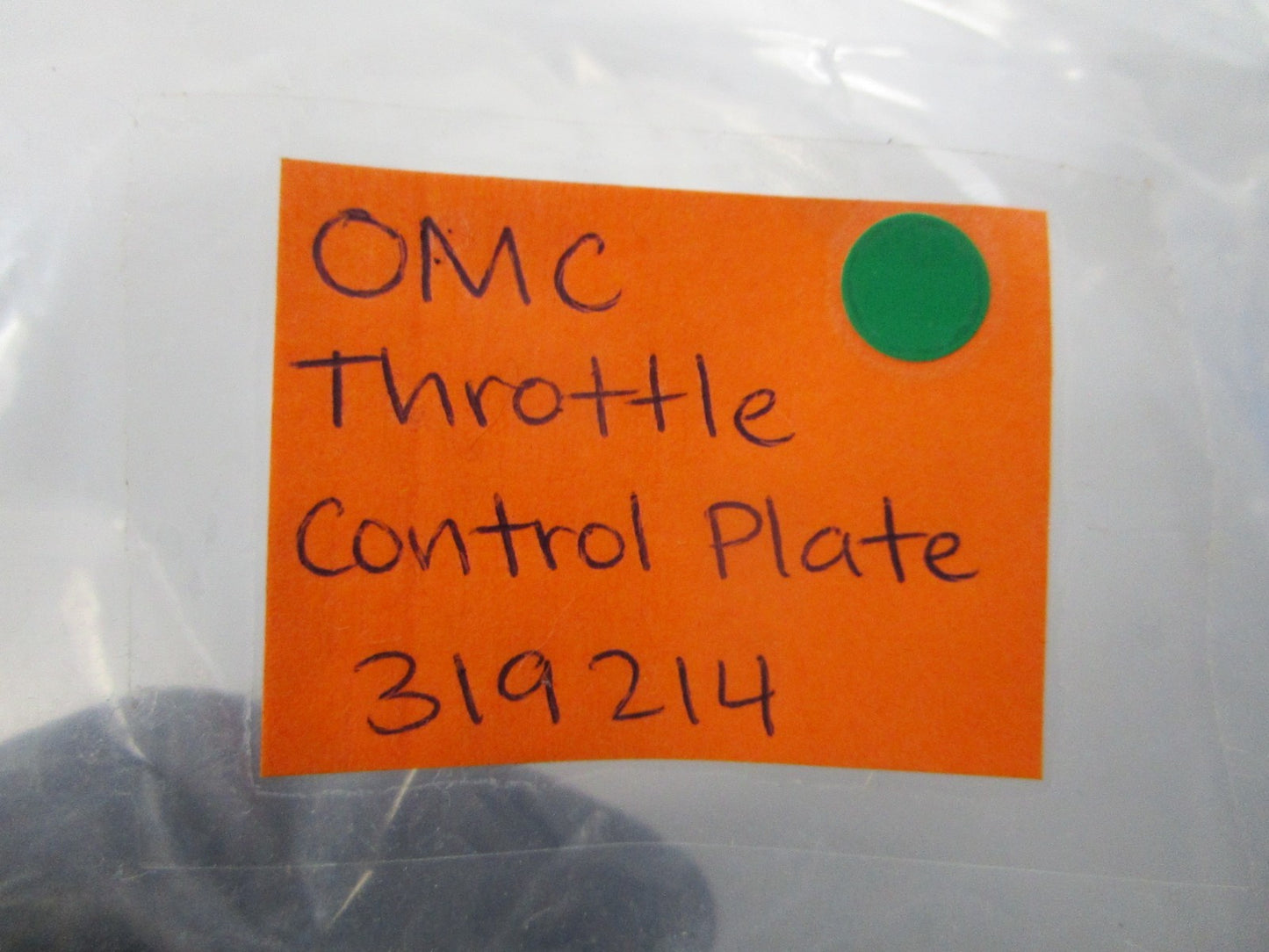 NEW OEM 319214 0319214 OMC Johnson Evinrude Throttle Control Plate 0810