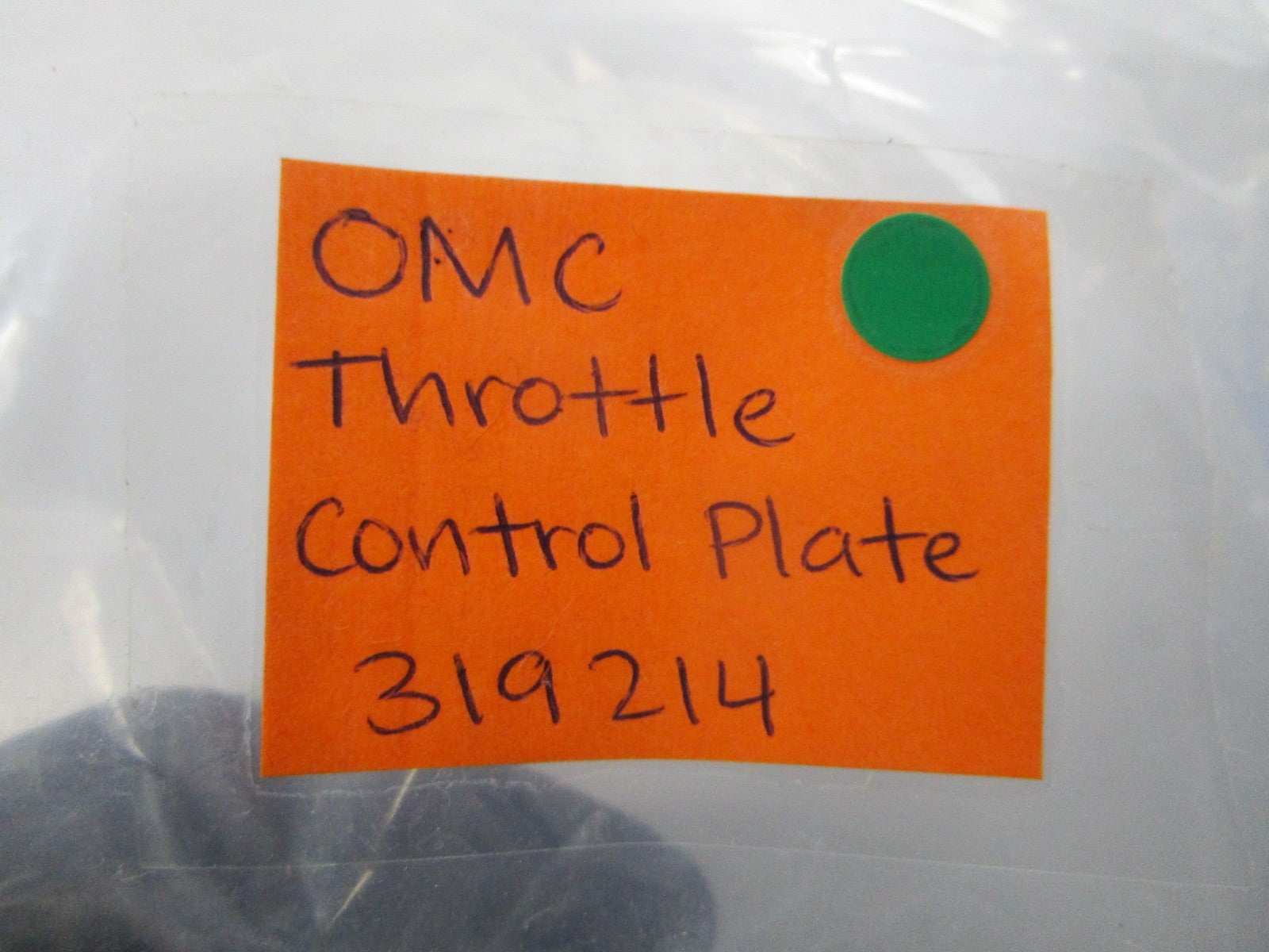 NEW OEM 319214 0319214 OMC Johnson Evinrude Throttle Control Plate 0810