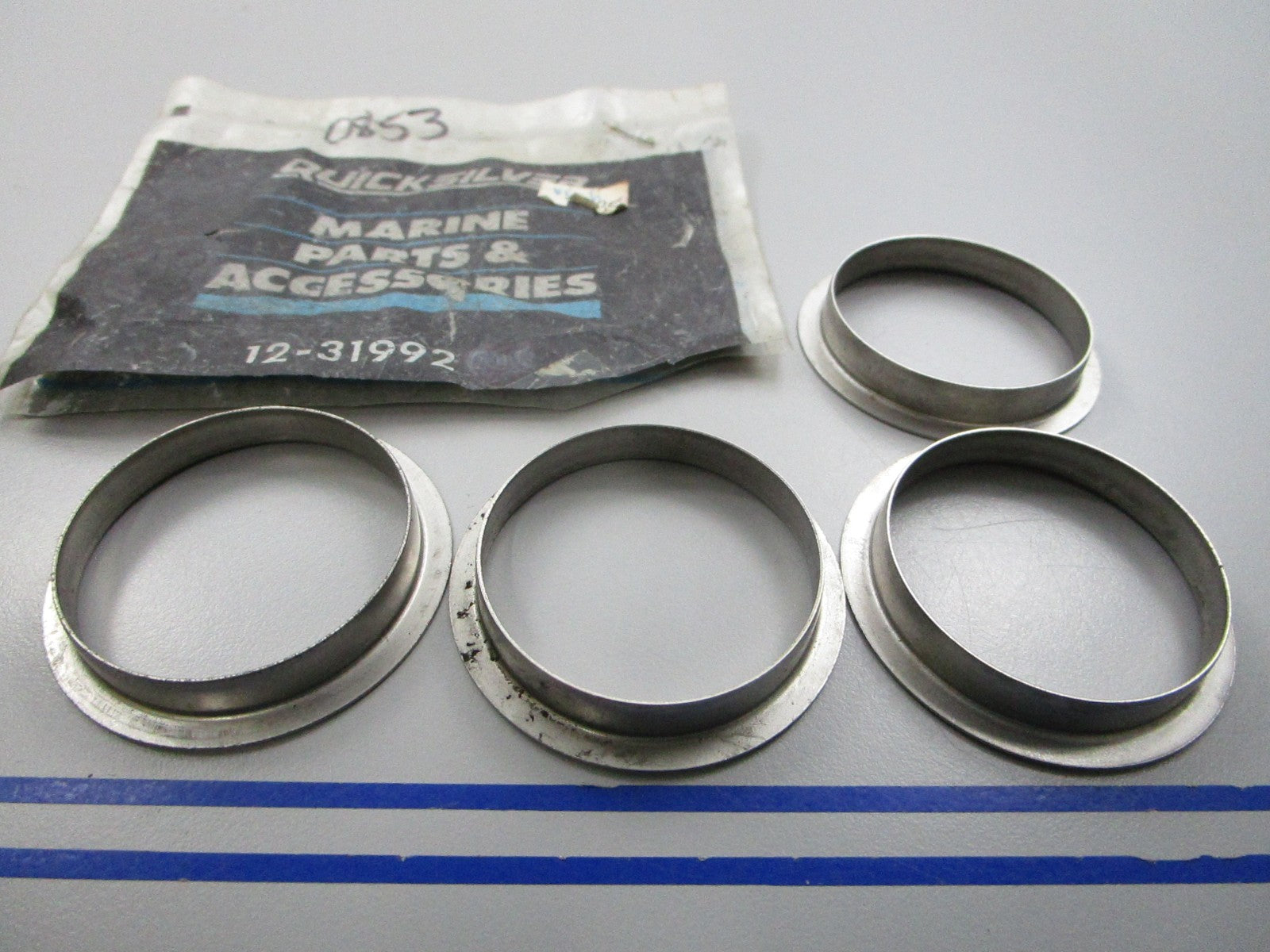NEW OEM (LOT OF 4) 12-31992 Mercury Quicksilver Cupper Washer 0810