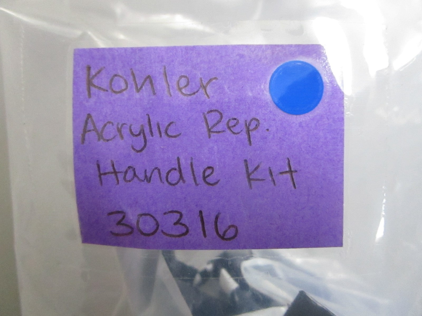 *NEW OEM* 0820 Kohler Acrylic Handle Kit 30316