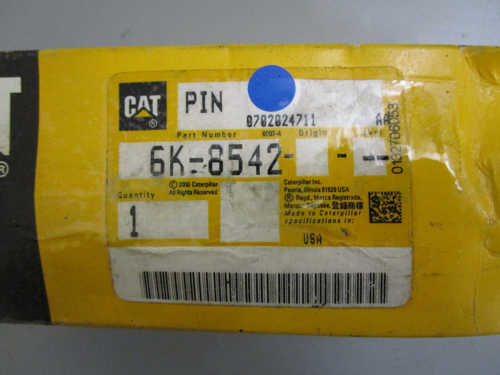 *NEW OEM* 0820 CAT Pin 6K-8542