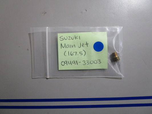 *NEW OEM*  0810 Suzuki Main Jet (167.5) 09491-33003