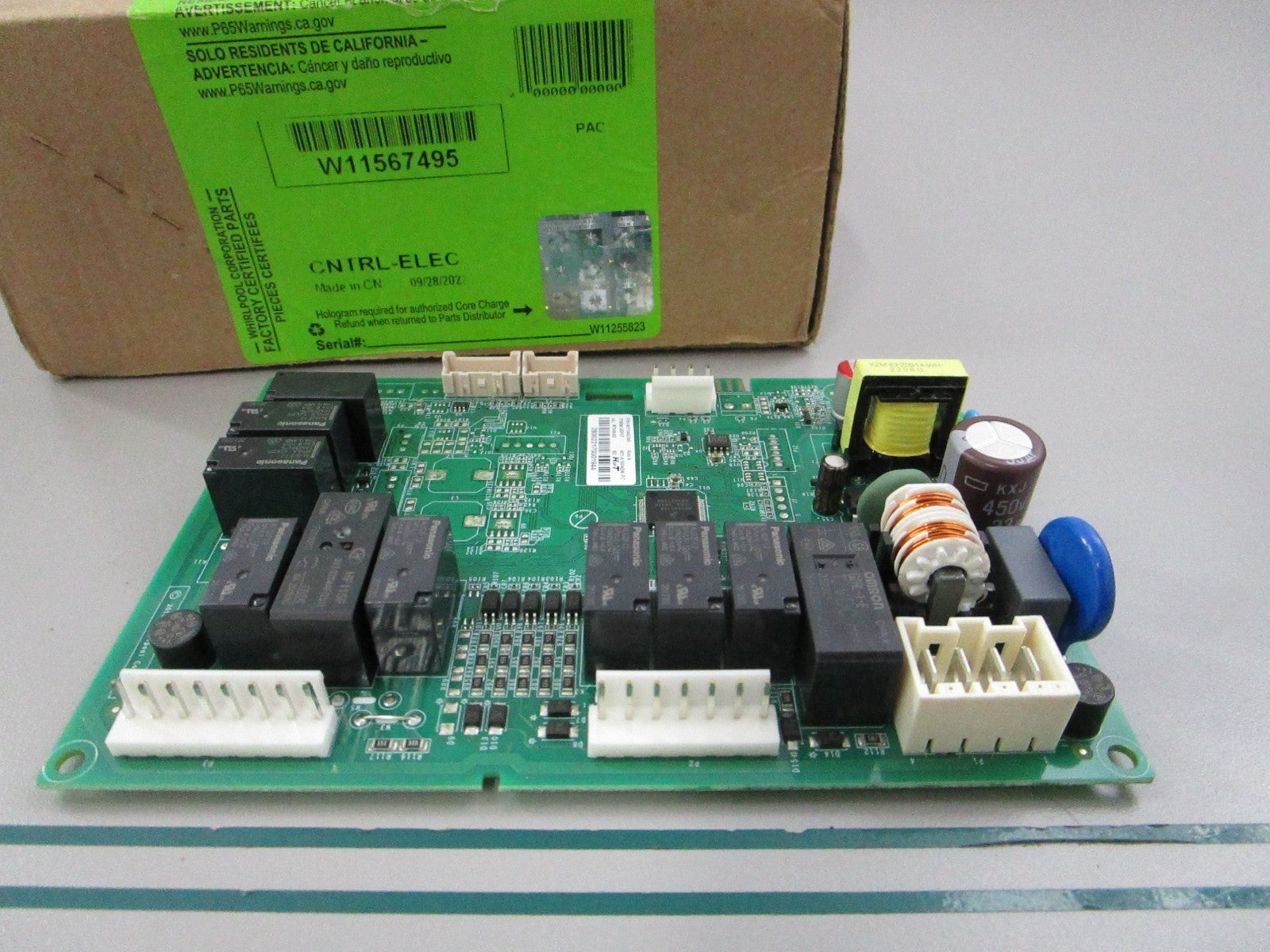 NEW OEM W11567495 Whirlpool Refrigerator Control Board 0810