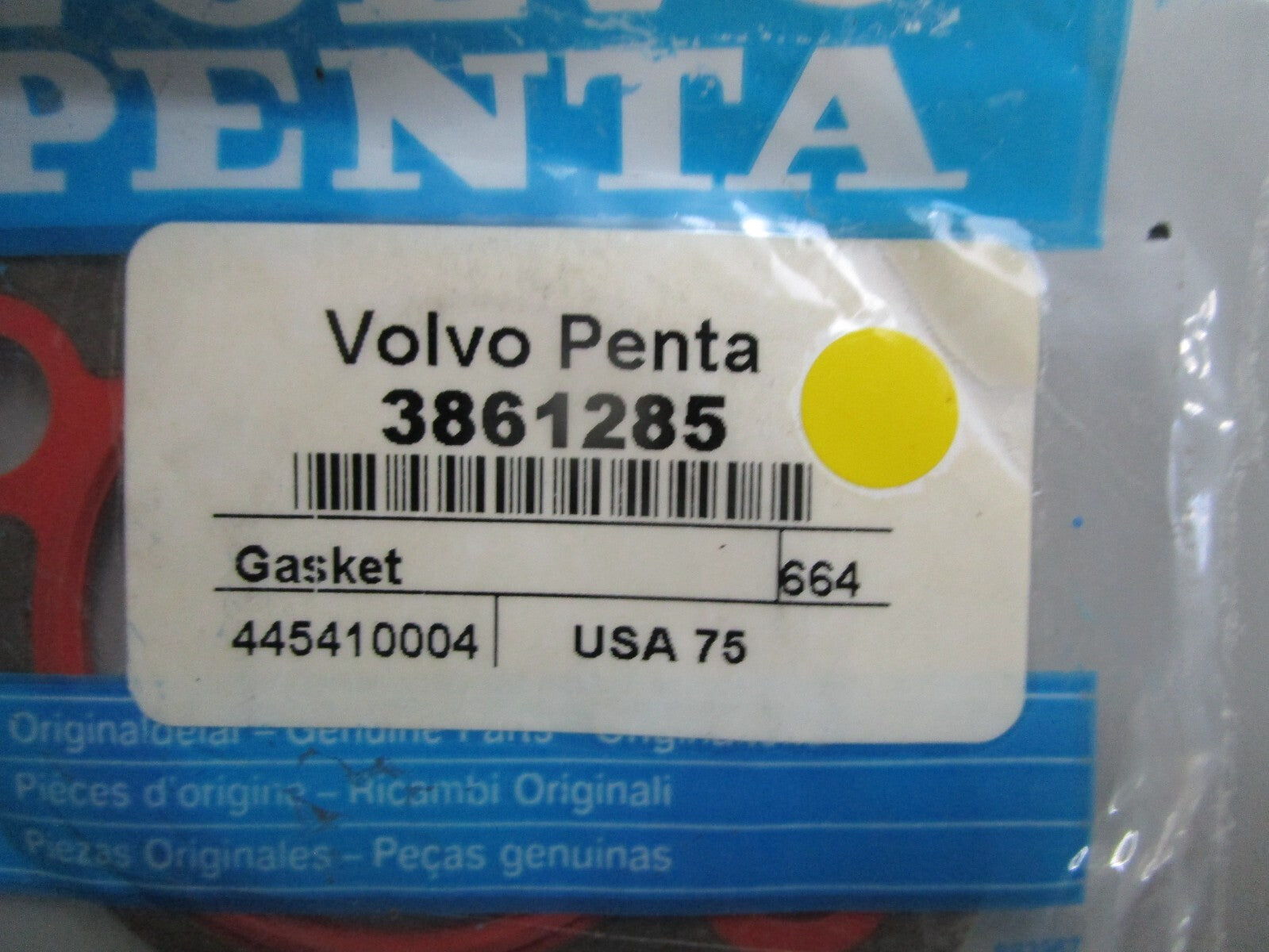 *NEW OEM* 0720 Volvo Penta Gasket 3861285
