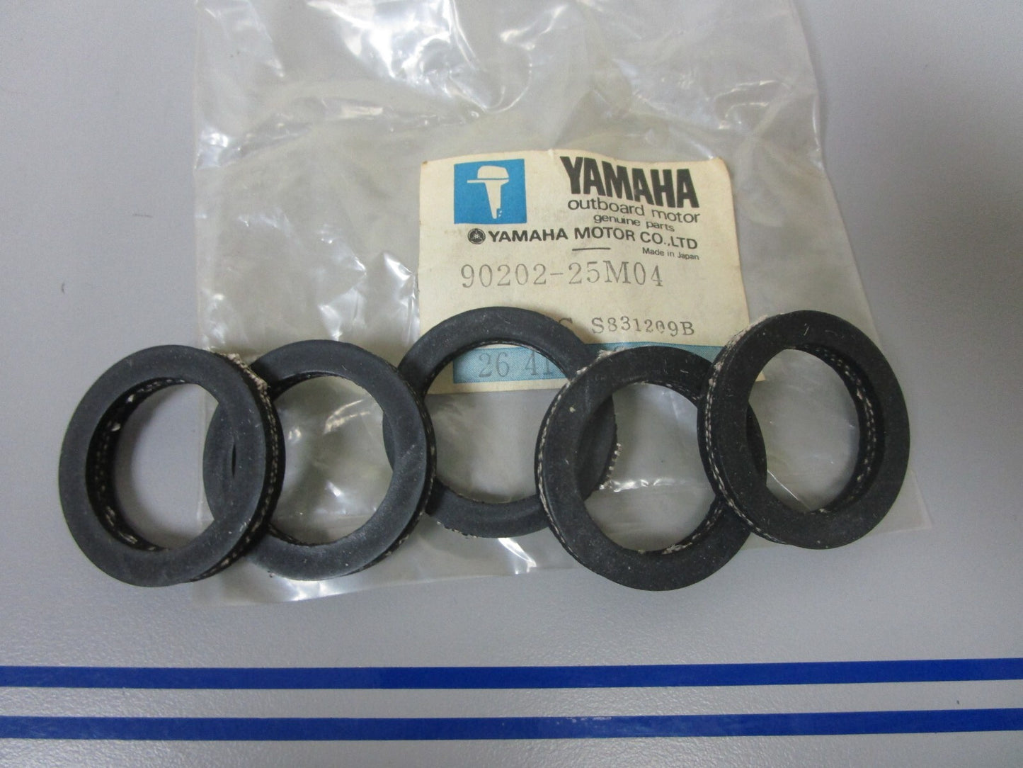 *NEW OEM* (LOT OF 5) 0810 Yamaha Plate Washer 90202-25M04-00
